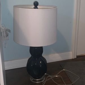 Dark blue lamp from home goods!
